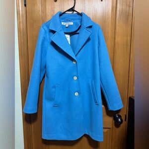Kenneth Cole Vibrant Blue Pea Coat